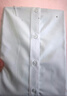 羅蒙（ROMON）短袖襯衫男商務(wù)休閑免燙修身職業(yè)正裝透氣襯衣爸爸男裝D50白色40 曬單實(shí)拍圖