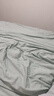 水星系列高級(jí)感母嬰級(jí)A類100支長(zhǎng)絨棉四件套花卉刺繡被套全棉輕奢床上用品 A類母嬰重工刺繡全棉/悅-天水藍(lán) 1.8床笠款四件套-被套200x230 曬單實(shí)拍圖