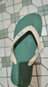 卡帝樂(lè )鱷魚(yú)人字拖女夏季外穿夾腳拖鞋防滑浴室洗澡沙灘海邊夾板夾趾游泳涼鞋 透明-綠色 37 38 曬單實(shí)拍圖