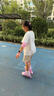 迪士尼（Disney）輪滑鞋兒童閃光初學(xué)溜冰鞋女童可調(diào)旱冰直排滑輪鞋 冰雪奇緣粉色L 曬單實拍圖