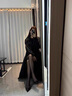 她芙（tafu）品牌女裝風衣外套女小個子2025春秋新款時尚英倫風中長款氣質(zhì)大衣 卡其色 M （建議115-125斤） 曬單實拍圖