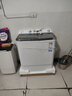 海爾（Haier）洗衣機(jī)半自動(dòng)雙缸雙桶脫水機(jī)甩干機(jī)大容量家用強(qiáng)勁動(dòng)力水電分離洗脫分離防鼠底座操作簡單結(jié)實(shí)耐用 新品【強(qiáng)效去污款】10公斤+噴淋漂洗+可定時(shí) 曬單實(shí)拍圖