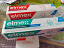 ELMEX艾美適含氟兒童牙膏6-12歲防蛀防齲齒青少年換牙期牙膏牙刷套裝 曬單實拍圖