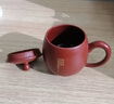 原山手工大紅袍福字杯宜興原礦紫砂杯辦公室杯子泡茶杯喝茶杯主人單杯 曬單實(shí)拍圖