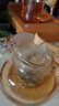 柏潮高硼硅玻璃蓋子玻璃茶漏玻璃壺配蓋子配茶漏 玻璃蓋子一只 曬單實拍圖