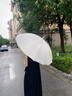 愛上雨24骨雨傘長柄男女士家用大號自動加固結實抗風暴雨專用定制直桿傘 全纖維中棒-加大-24骨梧桐米 曬單實拍圖