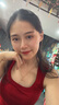 莫代爾酒紅色u型美背自帶胸墊背心女夏季內(nèi)搭無袖t恤外穿辣妹短款上衣 曬單實(shí)拍圖