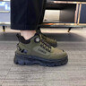 COSMICKISS旋轉紐扣登山男鞋運動(dòng)防滑耐磨防水休閑鞋潮流氣墊減震百搭馬丁靴 綠色【42碼】 曬單實(shí)拍圖