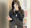 妃奧絨秋冬日系學(xué)院風(fēng)針織開(kāi)衫外套女校供感制服深灰毛衣長(cháng)袖上衣2025 深灰色開(kāi)衫 M 曬單實(shí)拍圖