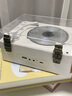 LUAMAR復古cd機音響專(zhuān)輯藍牙音箱音樂(lè )光盤(pán)光碟便攜式播放器收音一體機七夕節生日禮物 【白木紋】哈曼9D立體音 曬單實(shí)拍圖