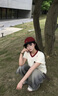 LDBE正肩撞色V領(lǐng)短袖T恤女夏季美式復(fù)古學(xué)院風(fēng)微寬松設(shè)計(jì)感刺繡上衣潮 杏色 L 【110-125斤】 曬單實(shí)拍圖