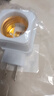 郝能LED直插式燈座E27燈泡節(jié)能超亮帶開關(guān)家用臥室床頭帶插座小夜燈 單個燈座【不帶燈泡】 曬單實拍圖