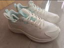 安踏漫步丨跳繩女鞋跑鞋休閑鞋減震跑步鞋女 象牙白/藕灰-6 36.5 曬單實(shí)拍圖