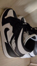 NIKE 耐克童鞋 COURT BOROUGH MID 男女童中幫魔術(shù)貼兒童運(yùn)動(dòng)休閑板鞋 曬單實(shí)拍圖