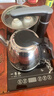一號茶【首單立減】茶具茶桌防燙燒水壺全自動(dòng)上水泡茶壺茶幾嵌入式抽水壺家用燒水套裝一體整套 1L 手動(dòng)款-黑色半自動(dòng)不銹鋼-20*37cm 曬單實(shí)拍圖