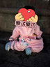 牧萌兒童雨衣男童連體套裝防水全身幼兒園女孩小童 櫻花獨(dú)角獸 M 曬單實(shí)拍圖