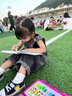 G. DUCKKIDS小黃鴨兒童褲春秋款2025韓版牛仔背帶褲中小男女童連體褲寬松百搭 黑灰色復(fù)古背帶褲 110 曬單實(shí)拍圖