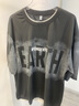 HIPANDA字母印花短袖T恤男新款透氣舒適輕薄速干美式潮牌圓領(lǐng)tee 黑 XL 曬單實(shí)拍圖