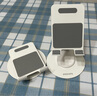 飛利浦（PHILIPS）手機(jī)直播支架桌面平板ipad支架懶人拍攝游戲閱讀床頭追劇多功能折疊手機(jī)架便攜神器 【旗艦白2個(gè)裝】手機(jī)/輕薄平板適用 曬單實(shí)拍圖