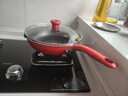 特福（Tefal）炒鍋家用不粘鍋平底炒鍋28cm炒鍋電磁爐燃?xì)庠钔ㄓ糜锈?曬單實(shí)拍圖