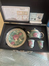故宮敦煌文創(chuàng)鎏銀茶具小套裝家用輕奢高檔茶壺茶杯送禮伴手禮禮盒 荷塘清趣（綠）茶壺套裝 曬單實(shí)拍圖