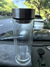鋼化玻璃杯500ml耐摔高溫硼硅雙層玻璃杯男士茶杯 450容量雙層鋼0ml0只 曬單實拍圖