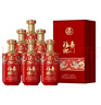 五糧液股份 福喜迎門 臻選紅 濃香型白酒 52度500ml*6瓶 整箱 中秋送禮 曬單實拍圖
