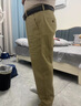 JEEP SPIRIT吉普高端休閑褲男士夏季薄款男褲寬松修身直筒褲商務(wù)純棉長(zhǎng)褲子男 卡其色 066A 34 曬單實(shí)拍圖