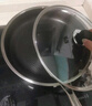 炊大皇 平底鍋 304不銹鋼煎鍋全面屏不粘鍋 可用鐵鏟 電磁爐通用28cm 曬單實拍圖