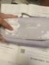 解壓筆袋文具盒小學(xué)生可愛文具包小女孩手提花邊筆袋新款流行高顏值少女心鉛筆盒女生雙層鉛筆袋 解壓款 紫色萌貓 曬單實(shí)拍圖