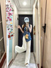 艾美琦美（AIMEIQIMEI）新款衣服女裝夏裝搭配2025年小個子氣質(zhì)顯瘦套裝休閑闊腿褲兩件套 套裝 S 曬單實拍圖