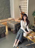 鉑吶苓瑪麗珍鞋女銀色單鞋2025春夏新款復古淺口優(yōu)雅甜美平底扁頭女鞋 銀色瑪麗珍鞋【芭蕾蝴蝶結(jié)】 37 跟高1.5cm 曬單實拍圖