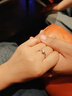 DR.KU人工培育鉆石一克拉鉆戒VVS2求婚戒指微鑲小鉆結(jié)婚生日情人節(jié)禮物 50分培育鉆戒/D級/3EX/VVS2 閉口(12號) 曬單實拍圖