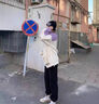 休閑運(yùn)動(dòng)褲女秋2025新款闊腿褲透氣棉質(zhì)小個(gè)子高腰寬松束腳闊腿褲 深灰 【春秋款-常規(guī)】 L 【建議：111-125斤】 曬單實(shí)拍圖