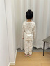 拉比兒童內(nèi)衣套裝純棉男女童寶寶長袖圓領25春夏新款空調(diào)服2套裝 圓領服套裝-粉紅 2套裝 120 cm 曬單實拍圖