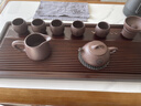 溪茗軒星眸宜興紫砂壺套裝純手工可定制紫泥泡茶壺功夫茶具石瓢高檔禮盒 紫泥款八件套（免費定制） 240ml 曬單實拍圖