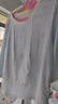 迪士尼莫代爾兒童睡衣夏季薄款女童家居服套裝空調(diào)服ZF36792-1 藍(lán)色120 曬單實(shí)拍圖