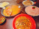 欣美雅（xinmeiya）玻璃飯盒微波爐加熱學(xué)生上班族帶飯保溫餐盒分隔便當(dāng)盒密封保鮮盒 大長(zhǎng)3格【保溫包+餐具】1050ml 曬單實(shí)拍圖