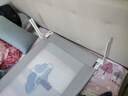 丸丫床圍欄嬰兒圍欄床上床護(hù)欄兒童護(hù)欄床寶寶防摔防護(hù)欄免打釘 三面 灰帝企1.8*1+灰冰川2.0*2_免打釘 曬單實(shí)拍圖