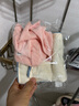 潔麗雅（Grace）新疆棉抗菌方巾4條裝純棉柔軟寶寶兒童吸汗擦汗巾34*34cm35g 曬單實拍圖