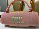 JBL CHARGE6 便攜式藍牙音箱+低音炮 AI音效增強 戶外防塵防水 音樂沖擊波六代 桌面音響 粉色 曬單實拍圖