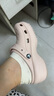卡駱馳（crocs）經(jīng)典云朵clog洞洞鞋女鞋戶外涼鞋拖鞋厚底涼拖 206750-6UR W6 曬單實(shí)拍圖
