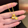 京越隆黃金哈嘍KT貓咪項(xiàng)鏈女生 足金999湯匙勺子哈嘍KT貓吊墜情人節(jié)禮物 定制專拍，下單聯(lián)系客服 曬單實(shí)拍圖