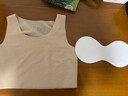 貓人（MiiOW）內衣女大胸顯小超平無(wú)痕束胸文胸冰絲隱形抹胸防走光運動(dòng)內衣背心 【膚色】1件 2XL （建議體重140-160斤） 曬單實(shí)拍圖