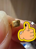 明牌珠寶黃金吊墜 足金5G多吉·小圓滿吊墜AFC0823工費(fèi)100 黃金吊墜 白色款A(yù)FC0824約0.60克 曬單實(shí)拍圖