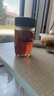 萬(wàn)象（WANXIANG）玻璃杯泡茶水杯480ml便攜商務(wù)辦公杯U66家用水杯帶杯蓋泡茶杯 曬單實(shí)拍圖