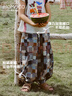 瑪米瑪卡 MOMOCO兒童褲子夏季男童薄款長褲子潮流休閑褲 藍(lán)色  130  曬單實(shí)拍圖