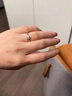 芯奢女戒指日韓心形時尚結(jié)婚戒指女戒單戒情人生日禮物生日禮物送女友 永恒開口戒指 曬單實拍圖