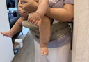 BEIE 貝易時裝腰凳嬰兒背帶二合一寶寶輕便四季出行前后兩用抱娃神器 單凳 貝易卡其【強護腰】 曬單實拍圖
