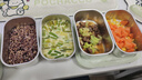 小熊（Bear）電熱飯盒 加熱飯盒 保溫飯盒可加熱 雙層四膽辦公室蒸煮熱飯神器可預(yù)約上班族加熱便當(dāng)盒DFH-G16W7 曬單實拍圖